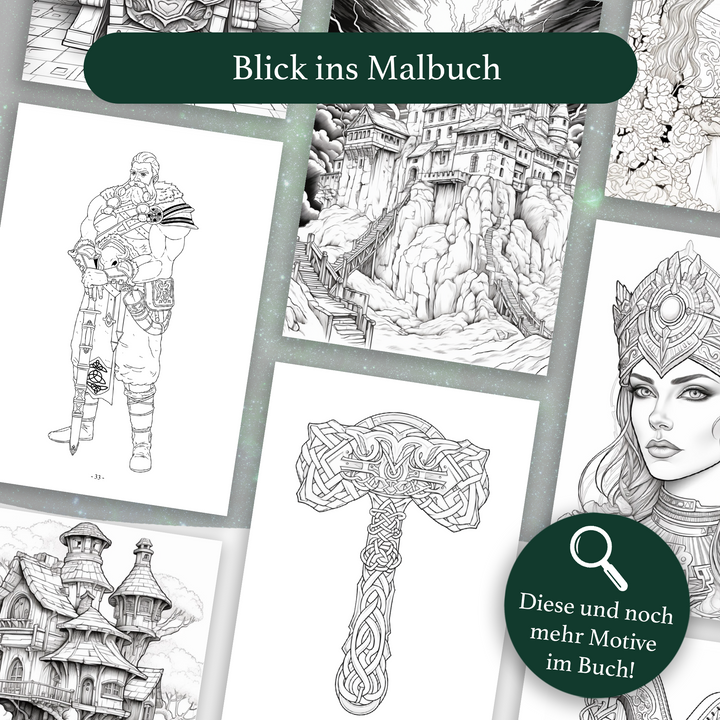 Das Malbuch der Nordischen Sagen - Band 2