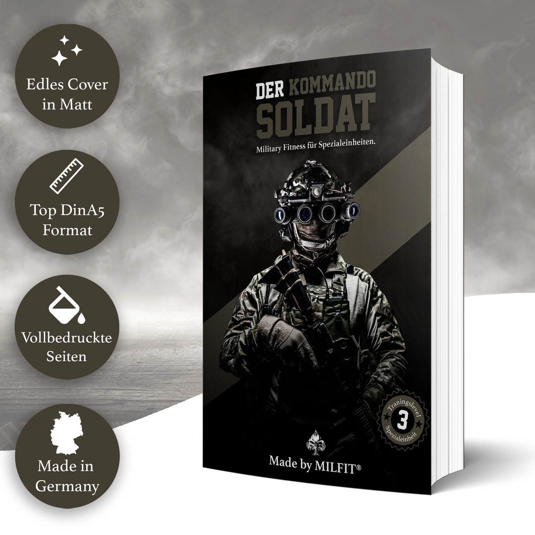Der Kommandosoldat – Military Fitness Trainingsplan (Level 3)