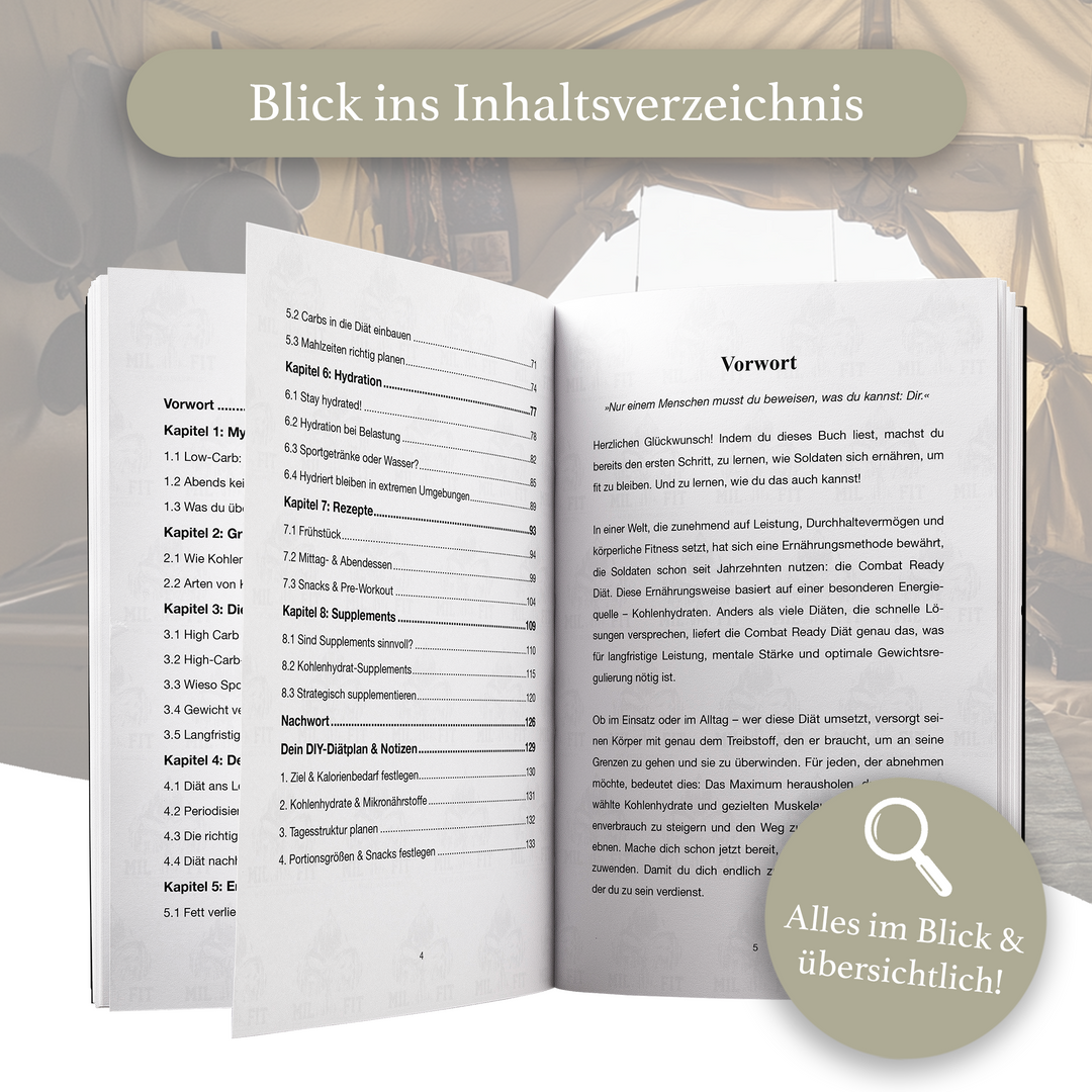Die Combat Ready Diät – Abnehmen mit Kohlenhydraten