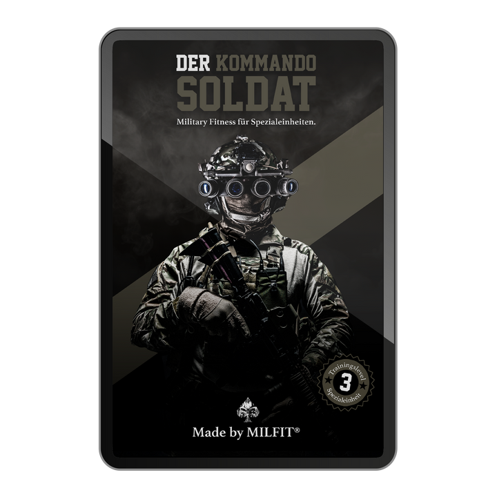 Der Kommandosoldat – Military Fitness Trainingsplan (Level 3)