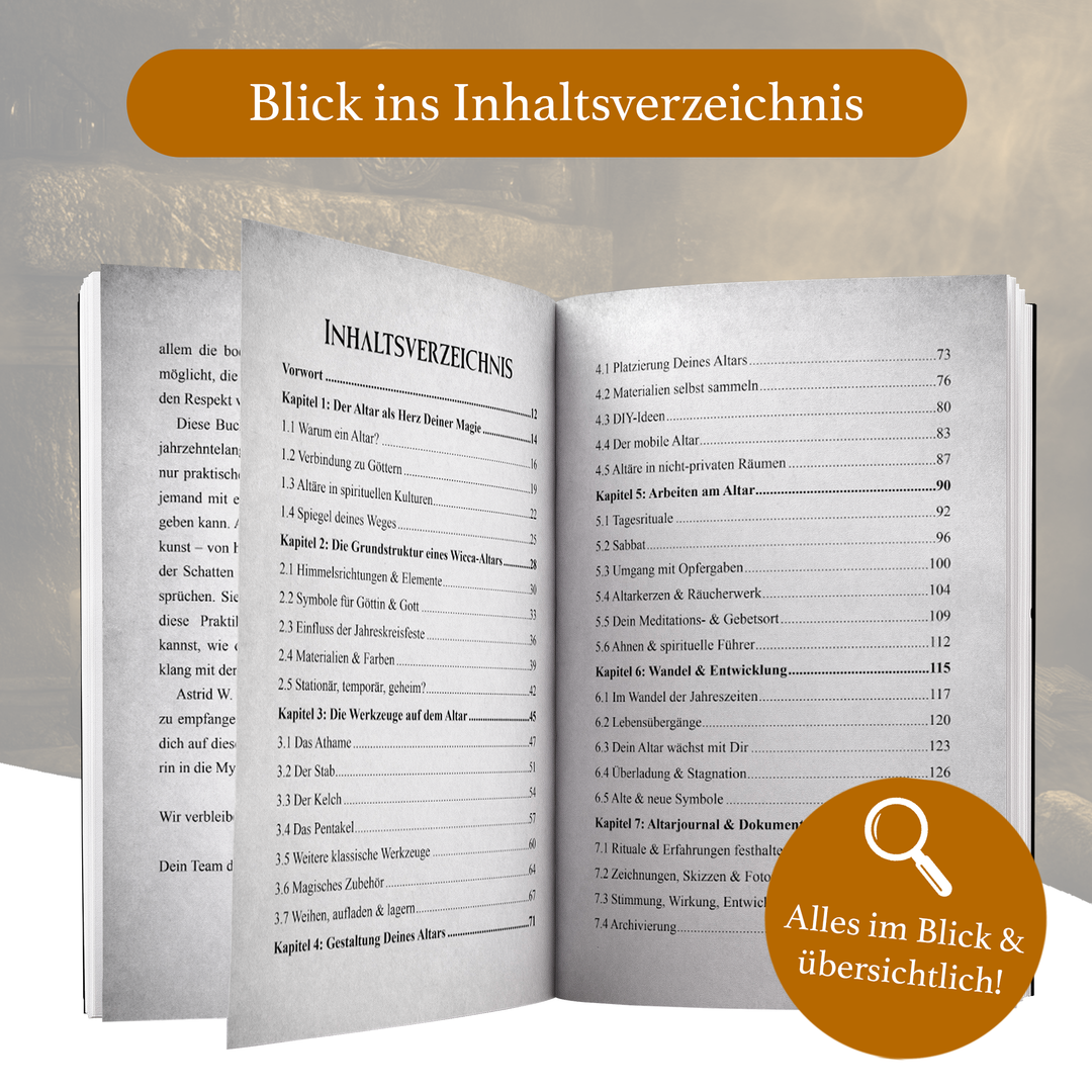 WICCA 5 – Bau eines Altars
