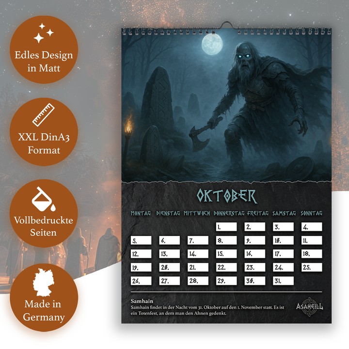 Der große Wikinger Kalender - 2026